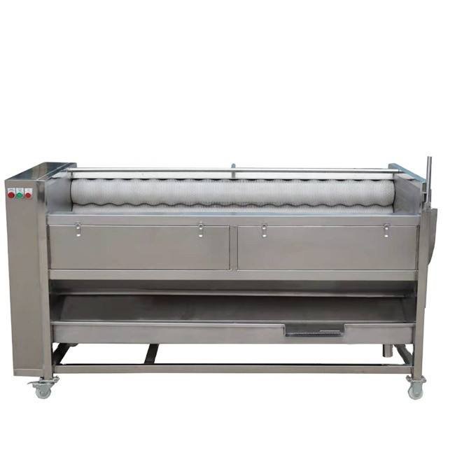 Direct From Factory Vegetable Fruit Ginger Potato Roller Peeler Washing Peeling Cleaning Machine