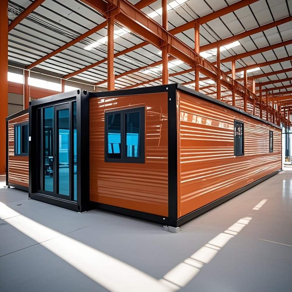 Direct From Factory Customized 20FT Villa House Prefab Portable Foldable Luxury Modern Mobile Expandable Container House With Full Bathroom