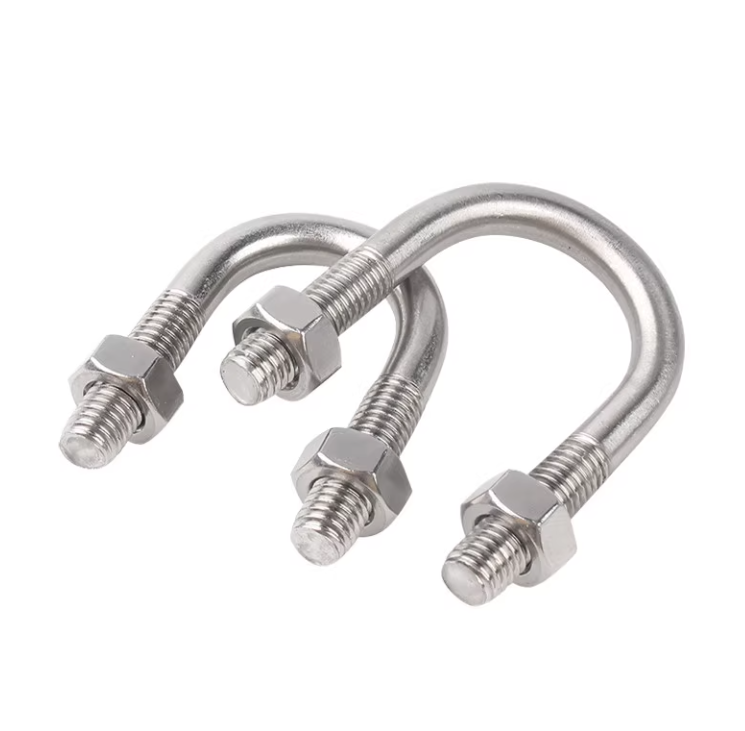 Direct From Factory U-bolt Price Square U Clamp Bolts Galvanized Carbon Steel Industrial Standard Truck Pipe Fasteners Iron Material Chinese