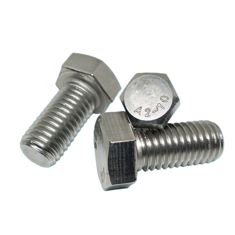 Factory Stock Stainless Steel Hex Bolts and Nuts DIN933 From Factory Hebei China