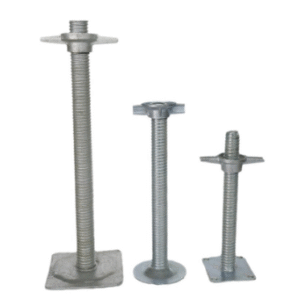 Electro Galvanized Adejustable Prop Jack Shoring Jack 350mm 380mm 450mm Base Jack