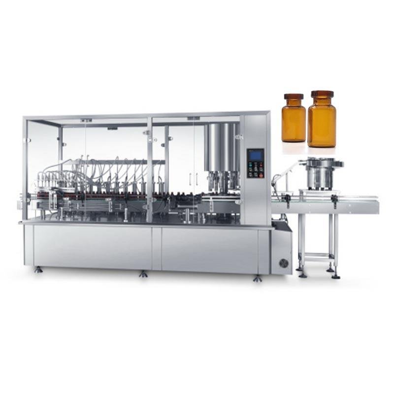 Direct from manufacturer automatic vial filling and capping machine for small business 75ml capacity
