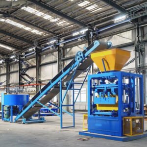 Direct from manufacturer QT4-24 manual block making machine for small business and home use