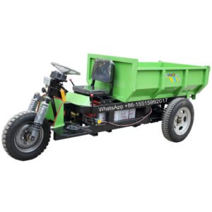 Direct from manufacturer LK200 electric cargo tricycle with dual motor and heavy duty dumper truck capacity