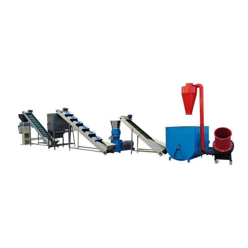 Direct from factory large capacity cooling pellet machine with grinder mixer for efficient feed processing