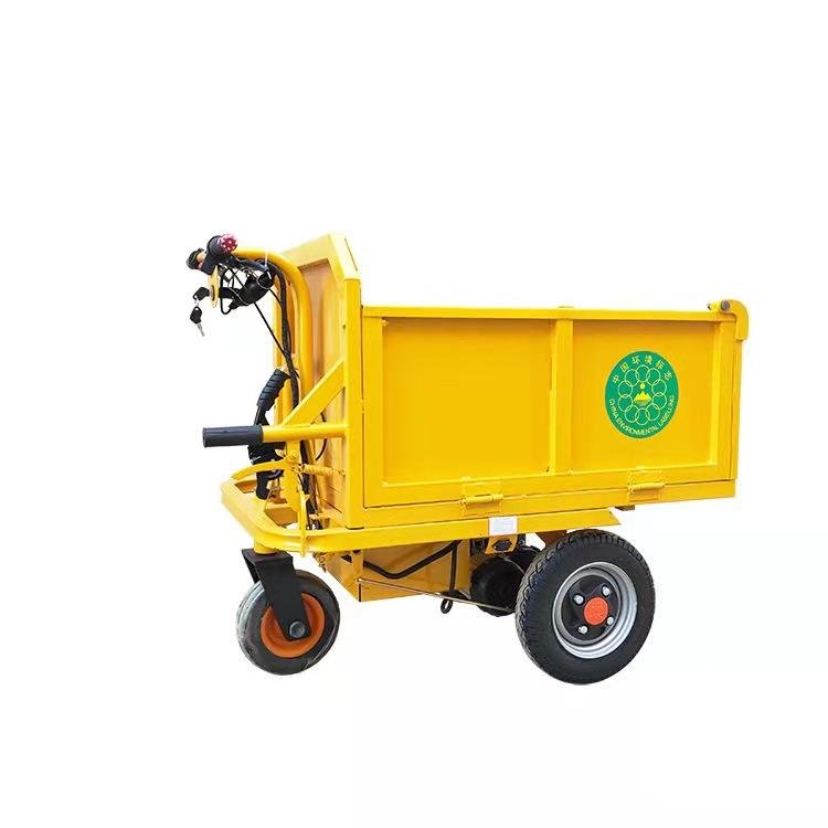 Direct from manufacturer 1 ton electric concrete dumper trolley for construction site cement and material transport