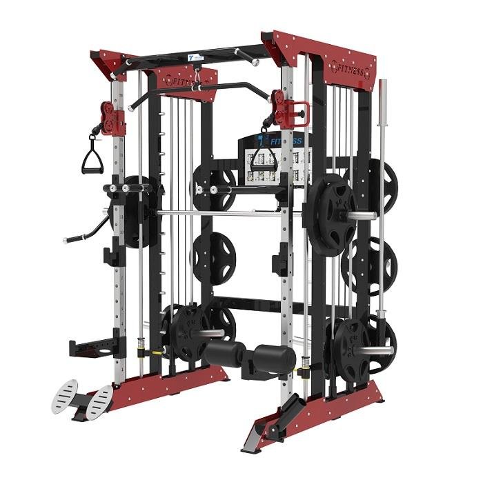 Direct from manufacturer commercial multi function Smith machine with functional trainer for home gym strength