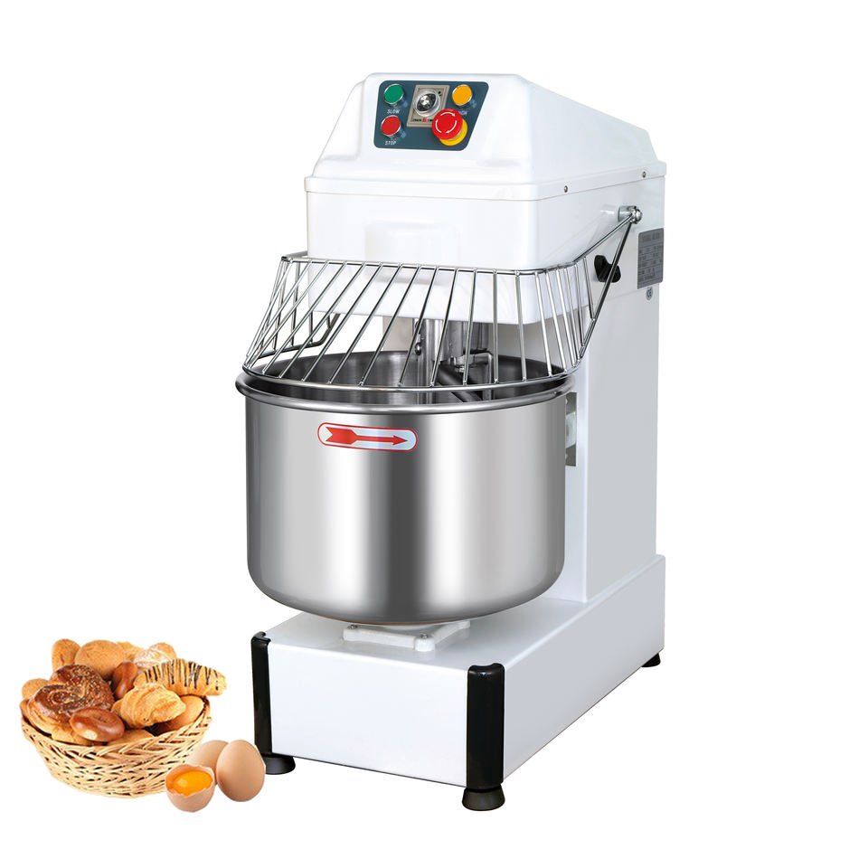 Direct from manufacturer 20L commercial spiral bread dough mixer for bakery with stainless steel bowl