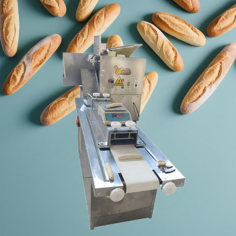 Direct from manufacturer commercial baguette moulder dough rounder cutter machine for bread roll making