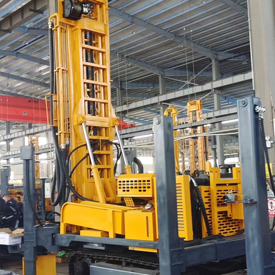 Direct from manufacturer portable rotary water well drill rig 150mm 200m capacity for efficient water drilling and mining exploration