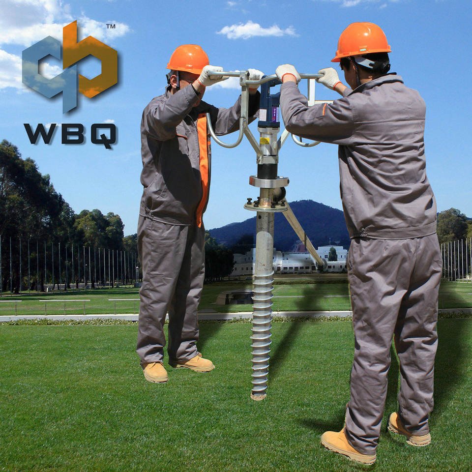 Direct from manufacturer HD-06 ground screw electric pile driver for solar farm and construction foundations