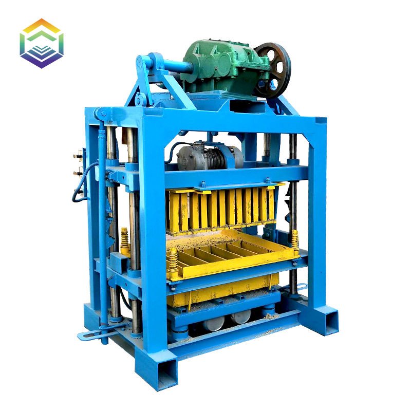 Direct from manufacturer QT4-40 concrete block making machine for small business producing ecological bricks at home