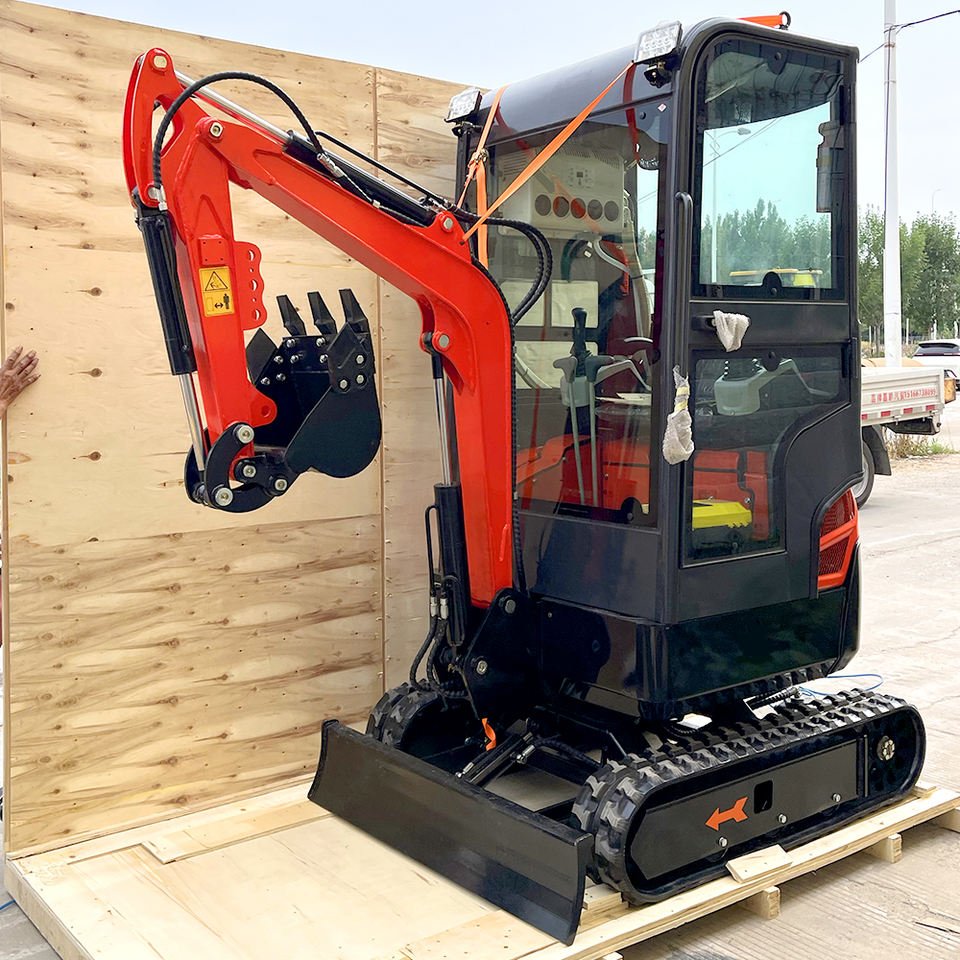 Direct from manufacturer 1.5 ton micro digger mini excavator with CE EPA Euro 5 farm machine free shipping