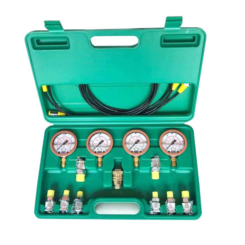 Direct from manufacturer portable hydraulic test gauge kit for excavator machinery with digital pressure display