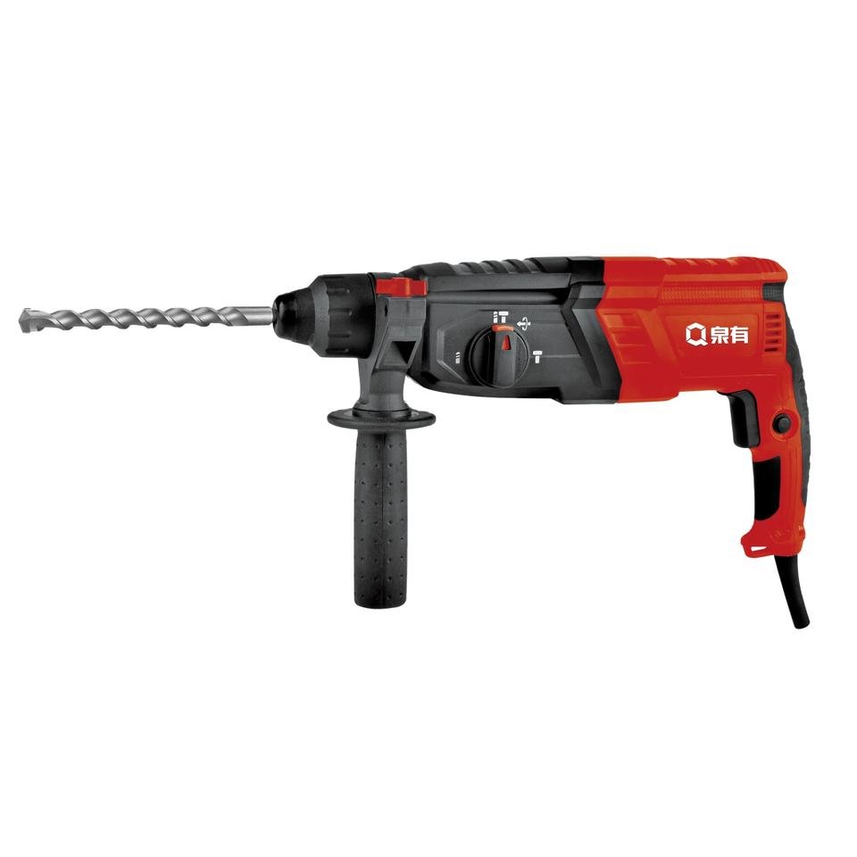 Direct from manufacturer Quanyou electric rotary hammer drill with 13 amp motor for heavy duty concrete drilling and construction tools