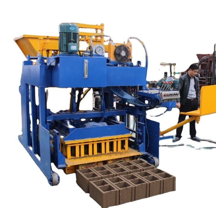 Direct from manufacturer movable construction machinery for producing building blocks with high capacity and durable steel frame
