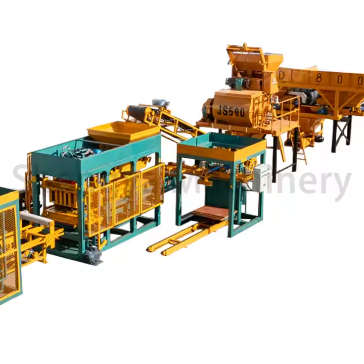 Direct from factory QT6-15 fully automatic concrete block making machine for efficient high volume construction