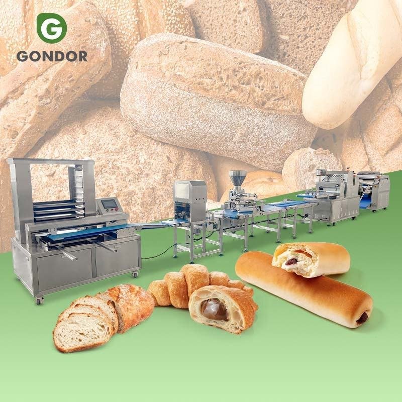 Direct from manufacturer commercial bread making machine for hotel buffet and bakery production line