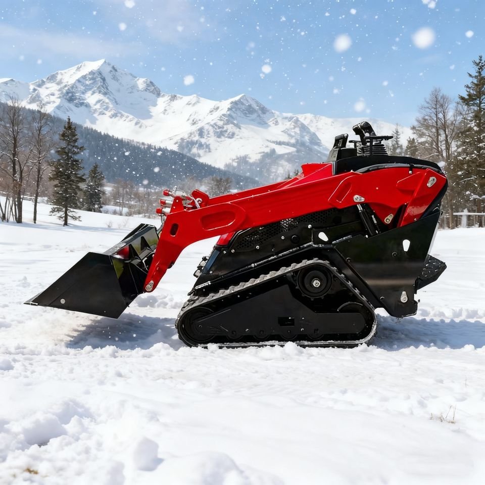 Direct from manufacturer Mini Track Crawler Skid Steer Loader with Attachments for Construction and Landscaping