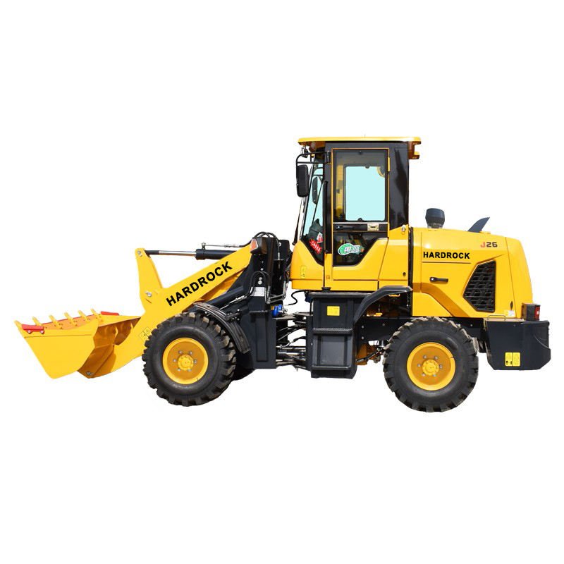 Direct from manufacturer Hardrock HR-J26 1.2t 0.55m3 front loader with Cummins engine for efficient earthmoving and construction