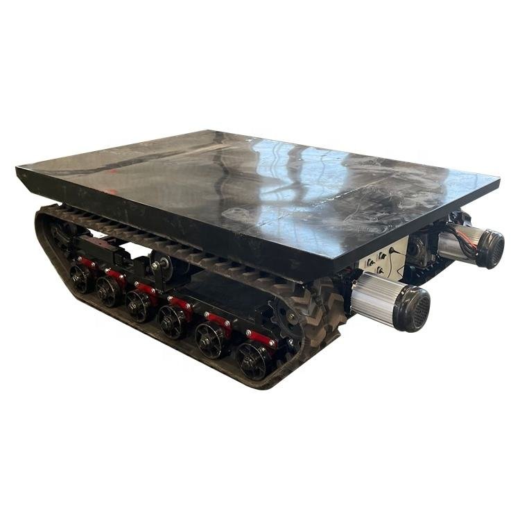 Direct from manufacturer 3 ton rubber track chassis crawler carrier undercarriage heavy duty 300kg to 2 ton capacity