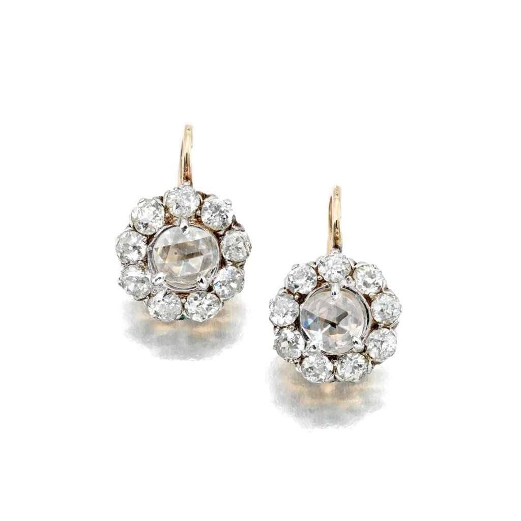 Antique Diamond Earrings Direct from Factory at Very Low Price