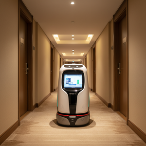 robint hotel service robot intelligent delivery autonomous recharging elevator calling cruise reception multi function temu alibaba aliexpress amazon ebay flipcart made in china from china