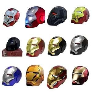 silver tinged smart wearable helmet voice control multiple controls role playing mecha helmets temu alibaba aliexpress amazon ebay flipcart made in china